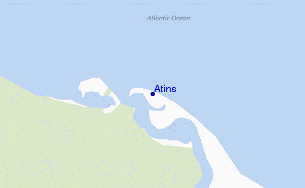 carte de localisation de Atins