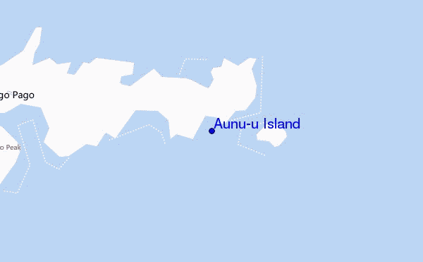 carte de localisation de Aunu'u Island