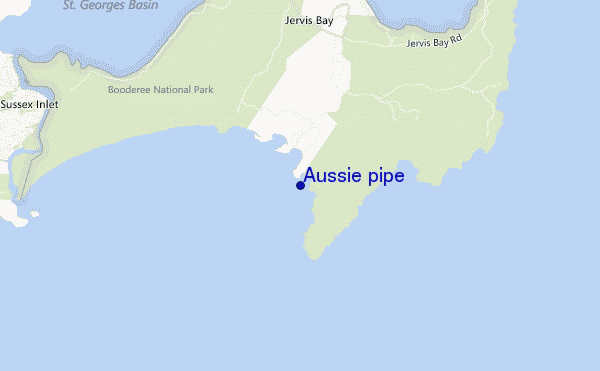 carte de localisation de Aussie pipe