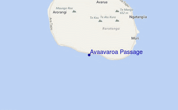 carte de localisation de Avaavaroa Passage