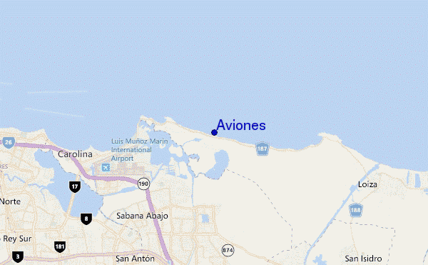 carte de localisation de Aviones