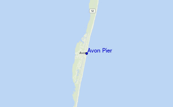 carte de localisation de Avon Pier