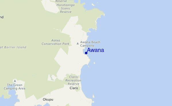 carte de localisation de Awana