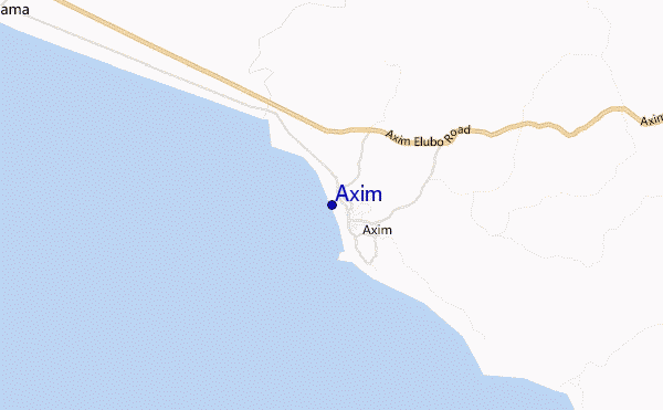 carte de localisation de Axim