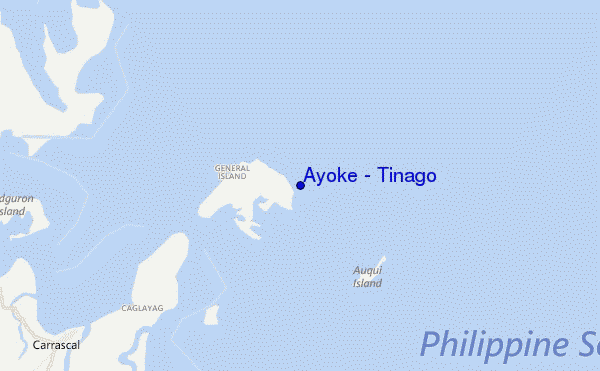 carte de localisation de Ayoke - Tinago