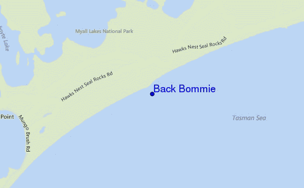 carte de localisation de Back Bommie