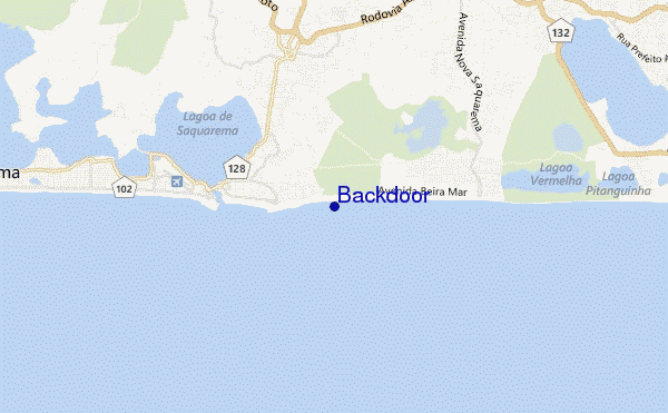 carte de localisation de Backdoor