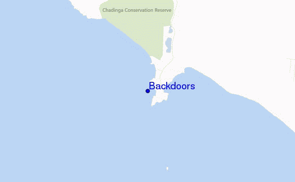 carte de localisation de Backdoors