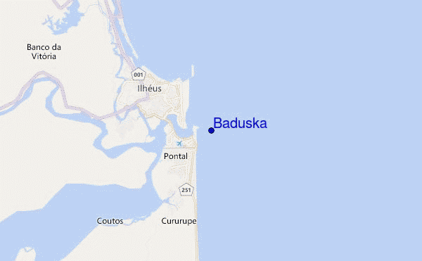 carte de localisation de Baduska