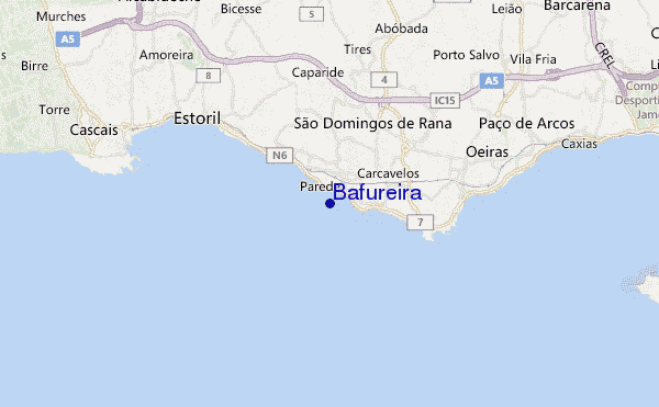 carte de localisation de Bafureira
