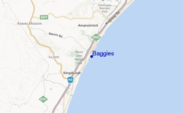 carte de localisation de Baggies