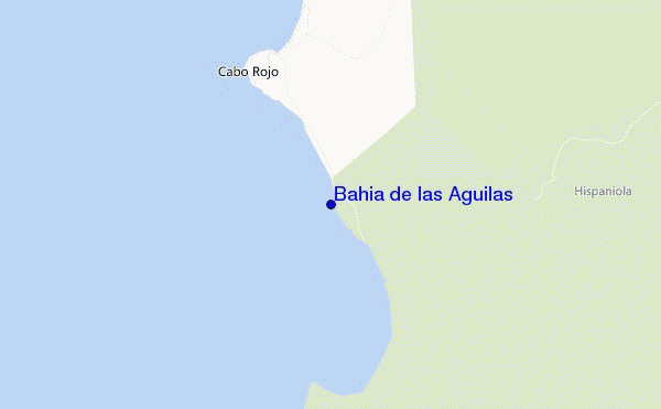 carte de localisation de Bahia de las Aguilas