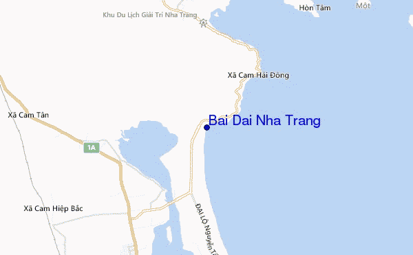 carte de localisation de Bai Dai Nha Trang