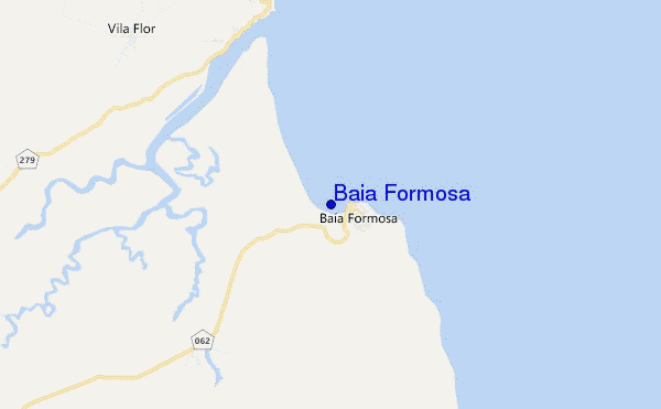 carte de localisation de Baia Formosa