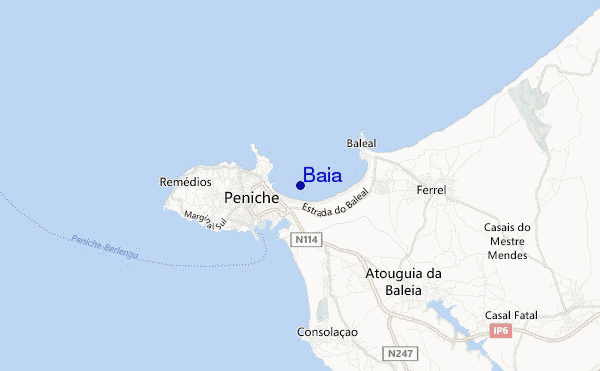 carte de localisation de Baia