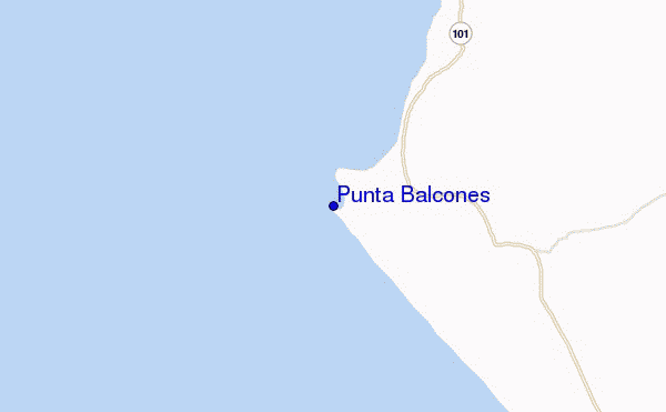 carte de localisation de Punta Balcones