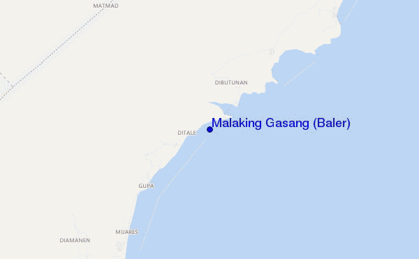 carte de localisation de Malaking Gasang (Baler)