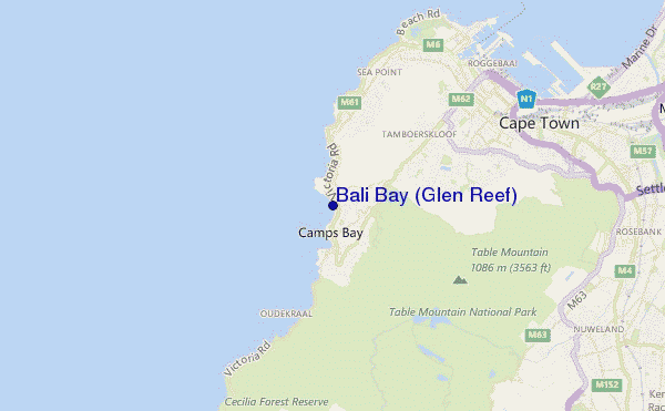 carte de localisation de Bali Bay (Glen Reef)