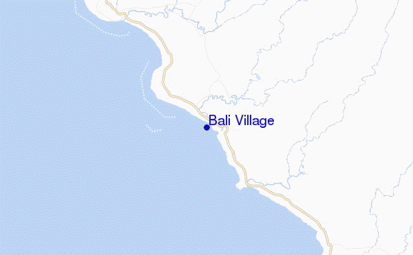 carte de localisation de Bali Village