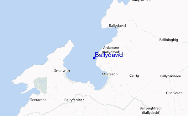 carte de localisation de Ballydavid