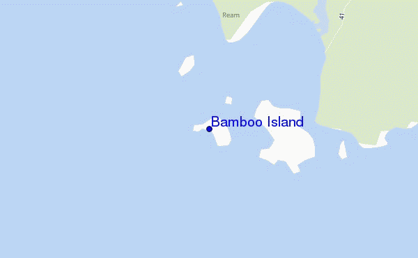 carte de localisation de Bamboo Island