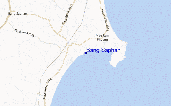 carte de localisation de Bang Saphan