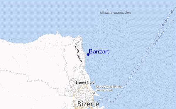 carte de localisation de Banzart