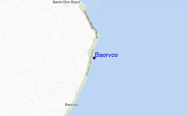 carte de localisation de Baorvco