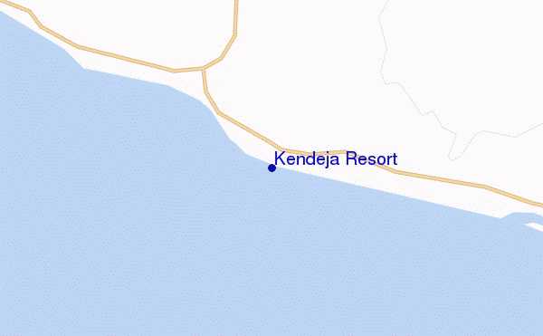 carte de localisation de Kendeja Resort