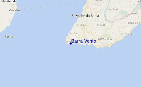 carte de localisation de Barra Vento