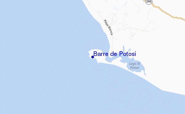 carte de localisation de Barre de Potosi