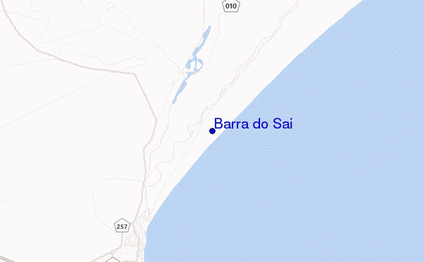 carte de localisation de Barra do Sai
