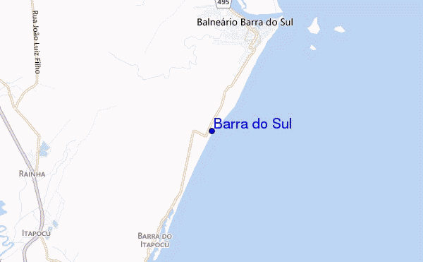carte de localisation de Barra do Sul