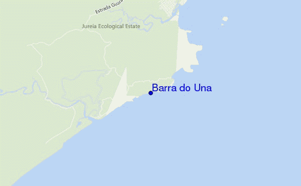 carte de localisation de Barra do Una