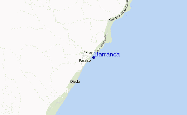 carte de localisation de Barranca