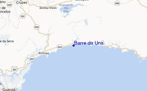 Barre da Una Location Map