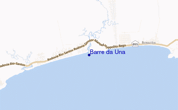 carte de localisation de Barre da Una