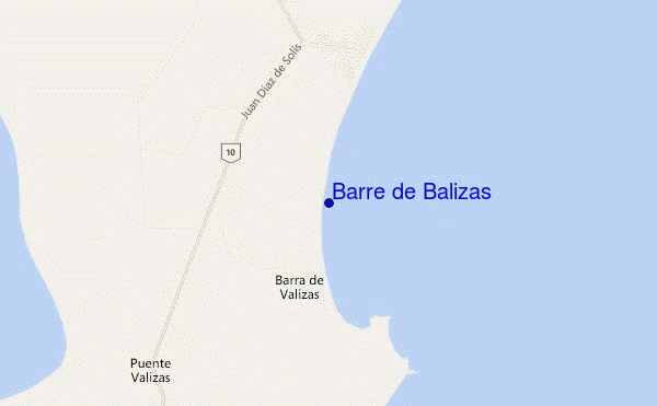 carte de localisation de Barre de Balizas