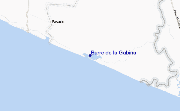 carte de localisation de Barre de la Gabina
