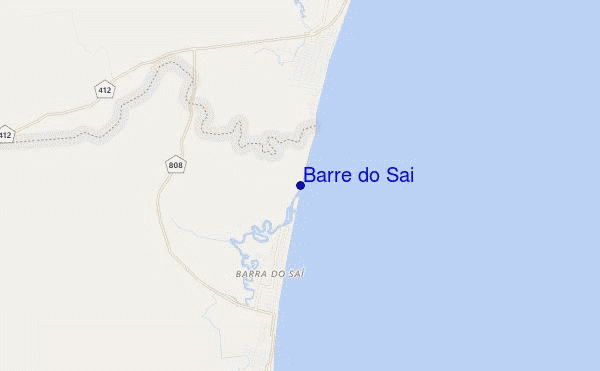 carte de localisation de Barre do Sai