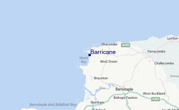 Barricane Location Map