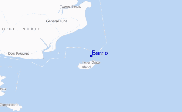 carte de localisation de Barrio