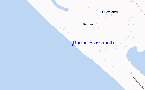 carte de localisation de Barron Rivermouth