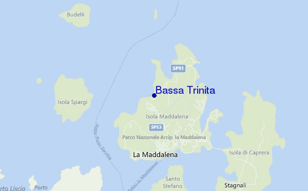 carte de localisation de Bassa Trinita