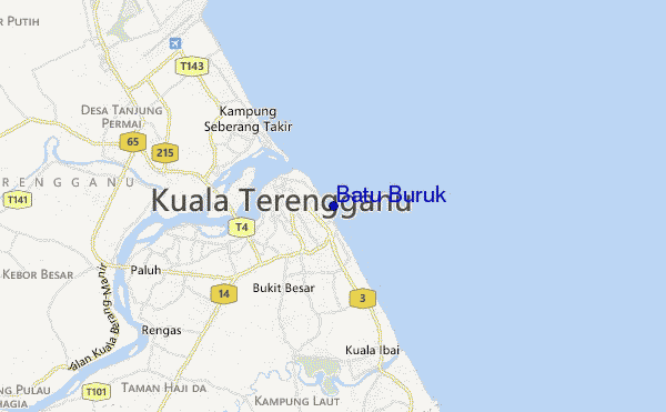 carte de localisation de Batu Buruk
