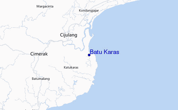 carte de localisation de Batu Karas