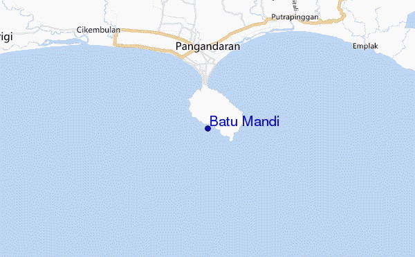 carte de localisation de Batu Mandi