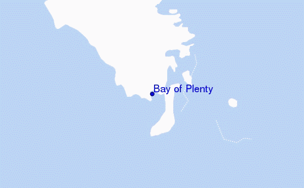 carte de localisation de Bay of Plenty
