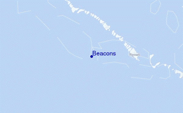 carte de localisation de Beacons