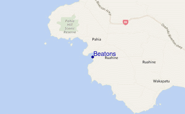 carte de localisation de Beatons